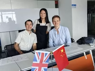 GLT team meeting with overseas brand partners